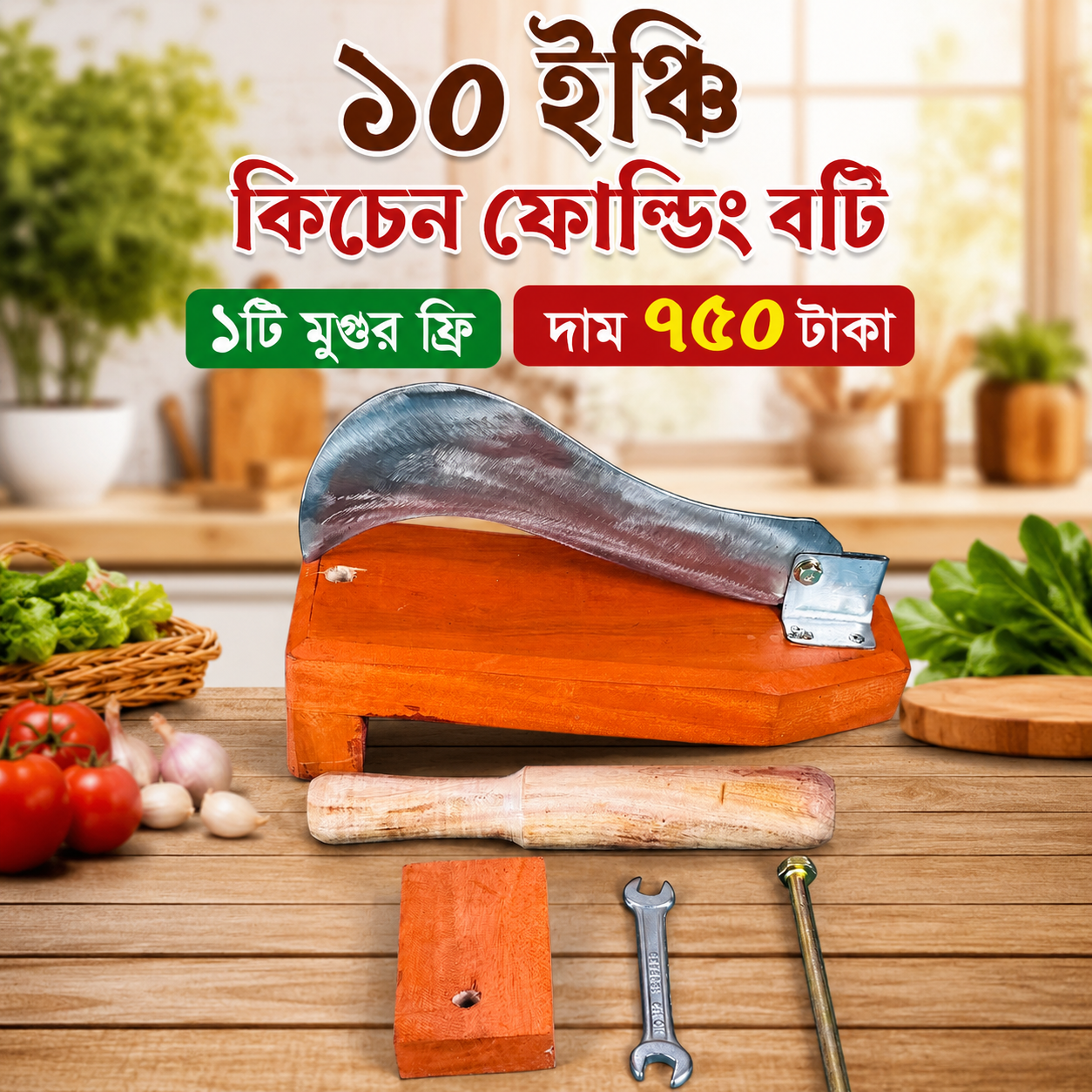 10 Inchi Folding Boti